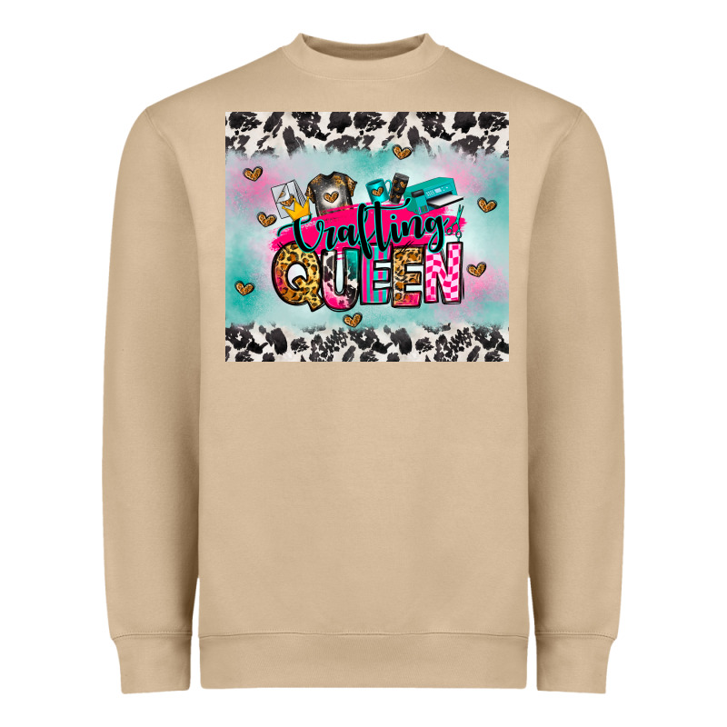 Crafting Queen Heavyweight Sweatshirt by Zillion Design Studio | Teevron