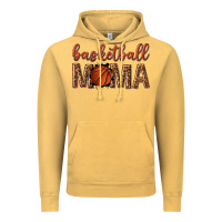 Vintage Mustard basketball mama Vintage Hoodie - texasbilliewilder