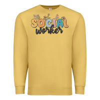 Antique Gold social worker Premium Sweatshirt - MaliasSmallBusiness