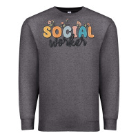 Charcoal Heather social worker Premium Sweatshirt - MaliasSmallBusiness