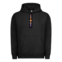 Pigment Black Planets Colour Urban Hoodie - Bettercallsaul