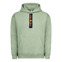 Pigment Oil Green Planets Colour Urban Hoodie - Bettercallsaul