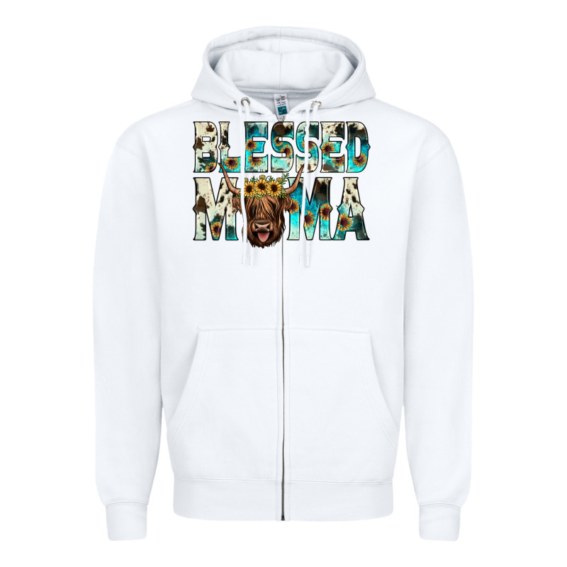 Blessed Mama Zipper Hoodie by JahusDesignShop | Teevron