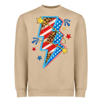 Mushroom America lightning bolt Heavyweight Sweatshirt - texasbilliewilder
