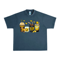 Midnight Navy ice hockey coffee cups Urban Heavy Tee - Zillion Design Studio