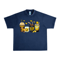 Navy ice hockey coffee cups Urban Heavy Tee - Zillion Design Studio