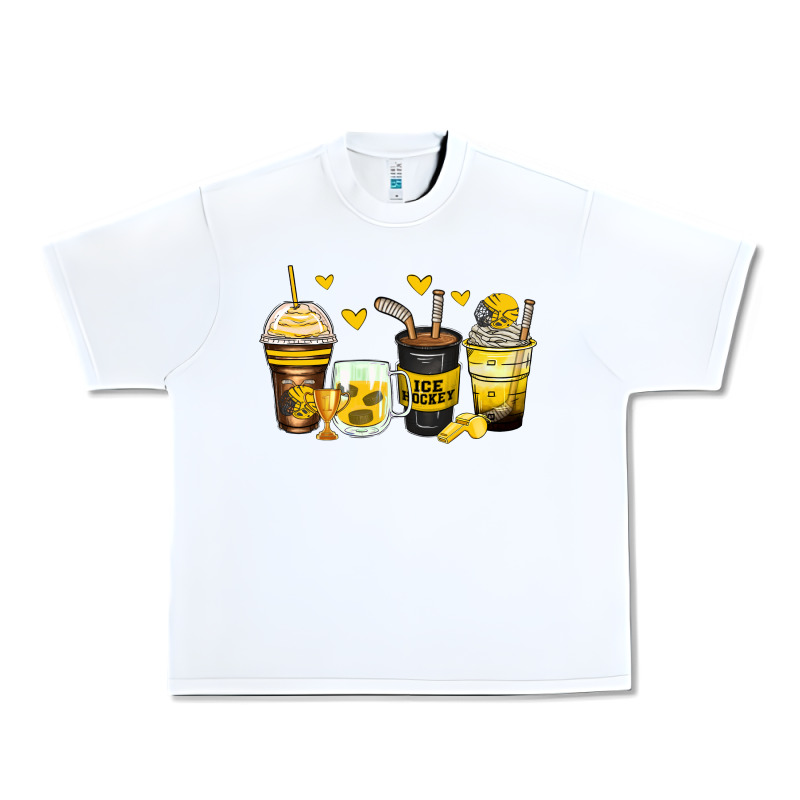 Ice Hockey Coffee Cups Urban Heavy Tee by Zillion Design Studio | Teevron