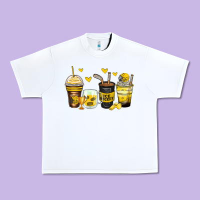 Ice Hockey Coffee Cups Urban Heavy Tee Designed By Zillion Design Studio