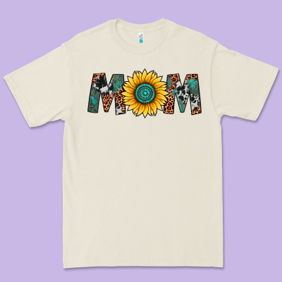 Sunflower Mom Premium Tee Designed By Artiststas