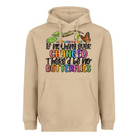 Mushroom if nothing ever changed thered be no butterflies Heavyweight Hoodie - MaliasSmallBusiness