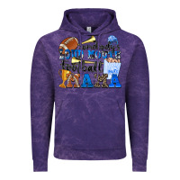 Cloud Purple somebody's loud mouth football mama Vintage Hoodie - Zillion Design Studio