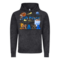 Vintage Black somebody's loud mouth football mama Vintage Hoodie - Zillion Design Studio