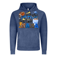 Vintage Denim somebody's loud mouth football mama Vintage Hoodie - Zillion Design Studio