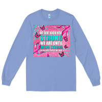 Colony Blue pink ribbon cancer Long Sleeve Tee - AdoDesignShop