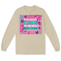 Mushroom pink ribbon cancer Long Sleeve Tee - AdoDesignShop
