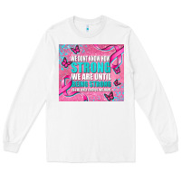 White pink ribbon cancer Long Sleeve Tee - AdoDesignShop