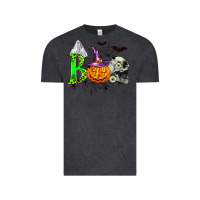 Vintage Black boo halloween Vintage Tee - Zillion Design Studio