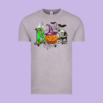 Boo Halloween Vintage Tee Designed By Zillion Design Studio