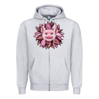 Sunflower Leopard Zipper Hoodie | Teevron