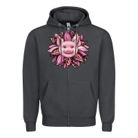 Smoke sunflower leopard Zipper Hoodie - JahusDesignShop