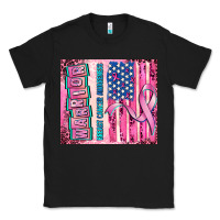 Black warrior breast cancer and american flag Classic Tee - AdoDesignShop