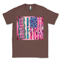 Chestnut warrior breast cancer and american flag Classic Tee - AdoDesignShop