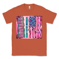 Copper warrior breast cancer and american flag Classic Tee - AdoDesignShop