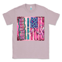 Lilac warrior breast cancer and american flag Classic Tee - AdoDesignShop