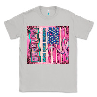 Moon Dust warrior breast cancer and american flag Classic Tee - AdoDesignShop