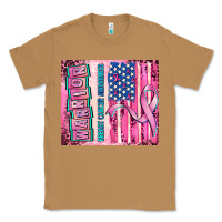 Toasted Coconut warrior breast cancer and american flag Classic Tee - AdoDesignShop