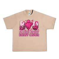 Burro Boo Scare Away Breast Cancer Urban Heavy Tee - texasbilliewilder