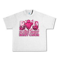 Lunar Rock Boo Scare Away Breast Cancer Urban Heavy Tee - texasbilliewilder