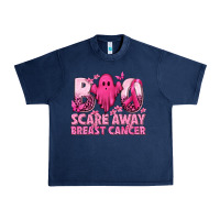 Boo Scare Away Breast Cancer Urban Heavy Tee | Teevron