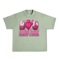 Oil Green Boo Scare Away Breast Cancer Urban Heavy Tee - texasbilliewilder