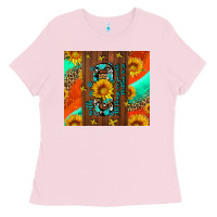 Bubblegum Pink with god all things are possible Ladies Tee - AdoDesignShop