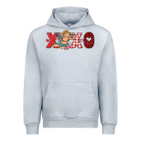 Heather Grey xoxo cupid Urban Hoodie - RanaPortraitStore