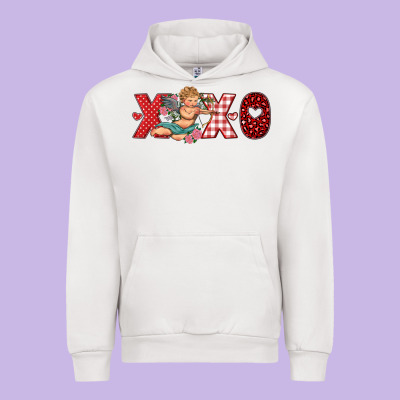 Xoxo Cupid Urban Hoodie Designed By Ranaportraitstore