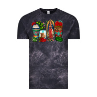 Cloud Black lady of guadalupe coffee cups Vintage Tee - Zillion Design Studio