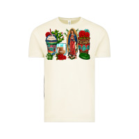 Vintage Arctic lady of guadalupe coffee cups Vintage Tee - Zillion Design Studio