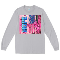 Moon Dust hope  breast cancer and american flag Long Sleeve Tee - AdoDesignShop