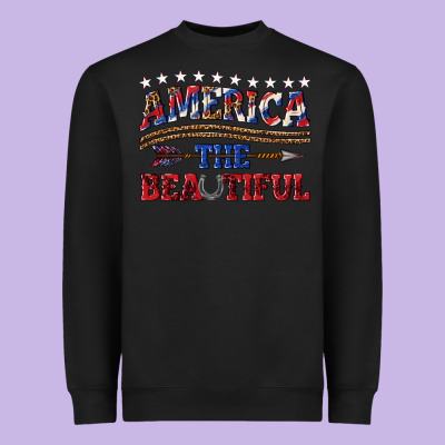 Heavyweight Sweatshirt America the beautiful