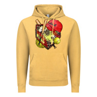 Vintage Mustard softball home plate Vintage Hoodie - Zillion Design Studio