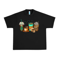 Black skeleton coffee cups Urban Heavy Tee - Zillion Design Studio