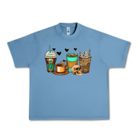 Pebble Blue skeleton coffee cups Urban Heavy Tee - Zillion Design Studio