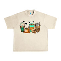Sandshell skeleton coffee cups Urban Heavy Tee - Zillion Design Studio