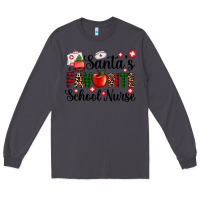 Smoke santa's favorite  school nurse Long Sleeve Tee - AdoDesignShop