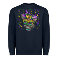 Mardi Gras Mask French Bulldog Heavyweight Sweatshirt | Teevron