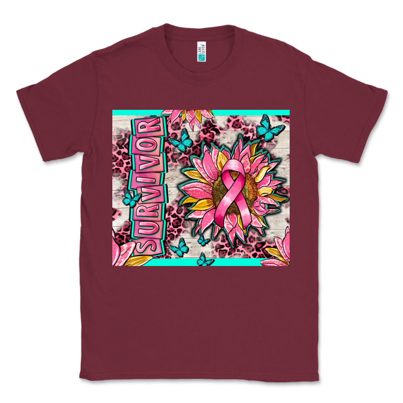 Survivor Breast Cancer Classic Tee by AdoDesignShop | Teevron