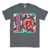Charcoal Heather survivor breast cancer Classic Tee - AdoDesignShop