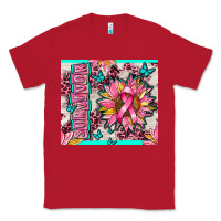 Red survivor breast cancer Classic Tee - AdoDesignShop